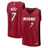 Lussuoso Versatile Delizioso Kel'el Ware Miami Heat Fast Break Player Jersey Statement Edition Red per i Fan Veri