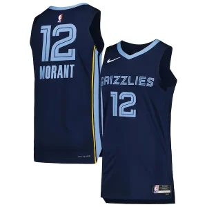 Trendy Gorgeous Moderno Ja Morant Memphis Grizzlies Nike Authentic Jersey Association Edition Navy per i Fan Veri