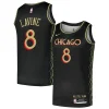 Delizioso Duraturo Zach LaVine Chicago Bulls Nike Swingman Player Jersey City Edition Black per i Fan Veri
