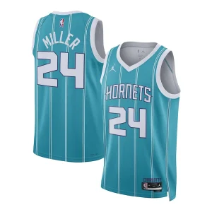 Splendido Brandon Miller Charlotte Hornets Nike Unisex 2023 NBA Draft Swingman Jersey Icon Edition Teal per i Fan Veri