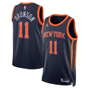 Fantastico Elegante Fascinante Jalen Brunson New York Knicks Jordan Brand Unisex Swingman Player Jersey Statement Edition Navy per i Fan Veri