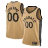 Carino Comodo Toronto Raptors Nike Unisex 2023/24 Custom Swingman Jersey Gold City Edition per i Fan Veri