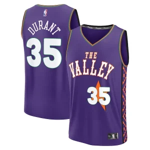 Splendido Duraturo Kevin Durant Phoenix Suns Youth 2024/25 Fast Break Player Jersey City Edition Purple per i Fan Veri