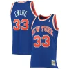 Cool Patrick Ewing New York Knicks 1991/92 Big & Tall Hardwood Classics Swingman Jersey Blue per i Fan Veri