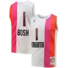 Robusto Chris Bosh Miami Heat 2001/02 Hardwood Classics Swingman Jersey White per i Fan Veri