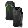 Splendido Zion Williamson New Orleans Pelicans Nike Unisex 2023/24 Swingman Jersey Black City Edition per i Fan Veri