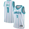 Robusto LaMelo Ball Charlotte Hornets Nike Youth Swingman Jersey Association Edition White per i Fan Veri