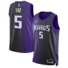 Sofisticato Gorgeous De'Aaron Fox Sacramento Kings Jordan Brand Unisex Swingman Jersey Statement Edition Purple per i Fan Veri