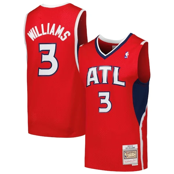 Prestigioso Delizioso Magnifico Lou Williams Atlanta Hawks 2001/02 Hardwood Classics Swingman Jersey Red per i Fan Veri
