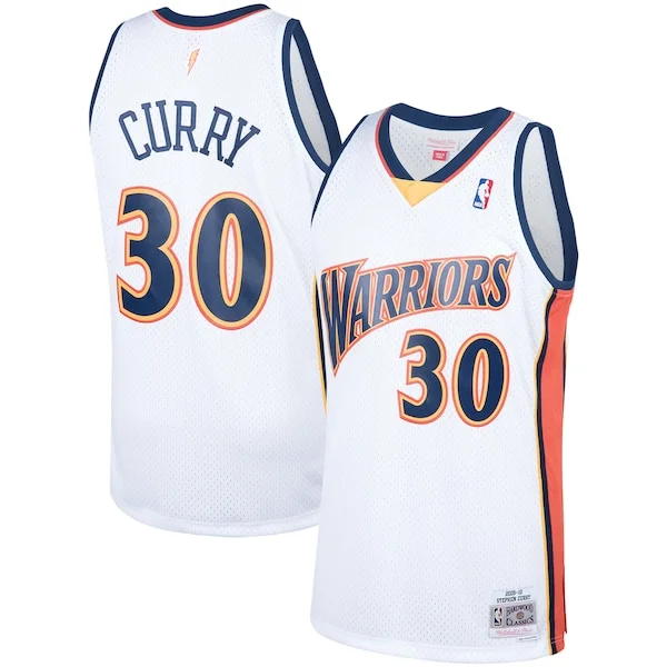 Carino Stephen Curry Golden State Warriors Hardwood Classics Swingman Jersey White per i Fan Veri