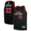 Versatile Duraturo Classico Jimmy Butler Miami Heat Nike Youth Swingman Replica Jersey City Edition Black per i Fan Veri