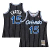 Magnifico Splendido Accattivante Vince Carter Orlando Magic 2009/10 Hardwood Classics Swingman Jersey Black per i Fan Veri