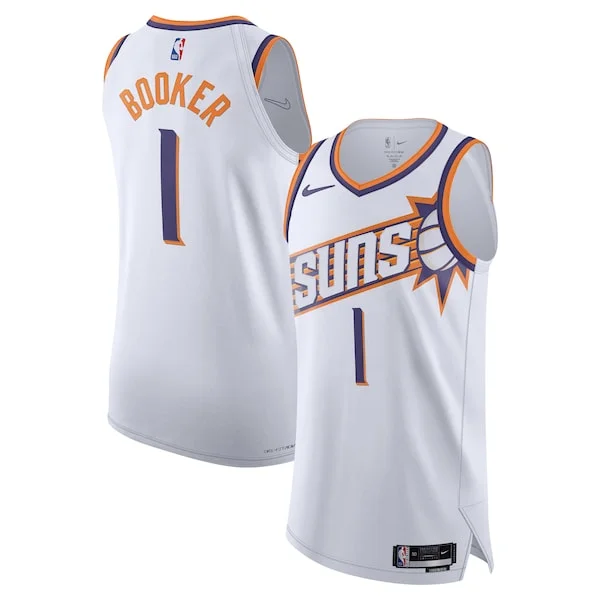 Moderno Pratico Cool Devin Booker Phoenix Suns Nike Authentic Jersey Association Edition White per i Fan Veri