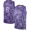 Pratico LeBron James Los Angeles Lakers Nike Unisex Select Series Swingman Jersey Purple per i Fan Veri