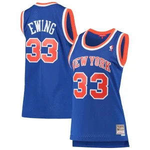 Raffinato Fantastico Fascinante Patrick Ewing New York Knicks Women's 1991/92 Hardwood Classics Swingman Jersey Blue per i Fan Veri