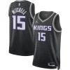 Cool Davion Mitchell Sacramento Kings Jordan Brand Unisex Swingman Jersey Statement Edition Black per i Fan Veri