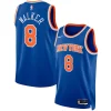 Splendido Stupendo Resistente Kemba Walker New York Knicks Nike Unisex Swingman Jersey Icon Edition Blue per i Fan Veri