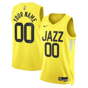 Pratico Robusto Carino Utah Jazz Nike Unisex Swingman Custom Jersey Gold Icon Edition per i Fan Veri