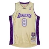 Meraviglioso Eccezionale Kobe Bryant Los Angeles Lakers Hall of Fame Class of 2020 #8 Authentic Jersey Gold/Purple per i Fan Veri