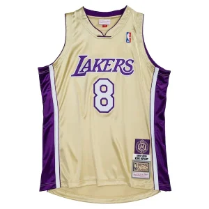 Meraviglioso Eccezionale Kobe Bryant Los Angeles Lakers Hall of Fame Class of 2020 #8 Authentic Jersey Gold/Purple per i Fan Veri