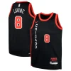 Pratico Zach LaVine Chicago Bulls Nike Youth Swingman Replica Jersey City Edition Black per i Fan Veri