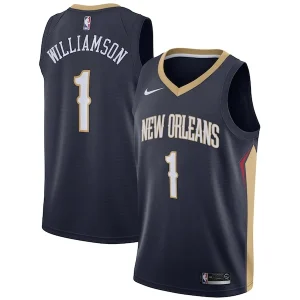 Fantastico Magnifico Moderno Zion Williamson New Orleans Pelicans Nike 2019 NBA Draft First Round Pick Swingman Jersey Navy Icon Edition/White per i Fan Veri