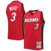 Cool Dwyane Wade Miami Heat Big & Tall Hardwood Classics 2005/06 Swingman Jersey Red per i Fan Veri