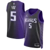 Trendy Eccezionale Cool De'Aaron Fox Sacramento Kings Jordan Brand Unisex Swingman Jersey Statement Edition Purple per i Fan Veri