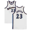 Stupendo Michael Jordan Washington Wizards Authentic Autographed White Nike Jersey per i Fan Veri