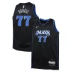 Fantastico Moderno Luka Dončić Dallas Mavericks Nike Youth Swingman Replica Jersey City Edition Black per i Fan Veri