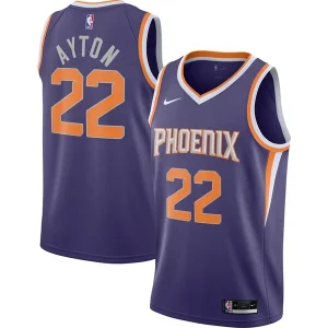 Fantastico Robusto Versatile Deandre Ayton Phoenix Suns Nike 2020/21 Swingman Player Jersey Icon Edition Purple per i Fan Veri