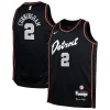 Classico Cade Cunningham Detroit Pistons Nike Youth Swingman Replica Jersey City Edition Black per i Fan Veri