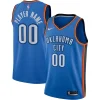 Prestigioso Accattivante Oklahoma City Thunder Nike Swingman Custom Jersey Blue Icon Edition per i Fan Veri