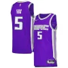 Fascinante Elegante De'Aaron Fox Sacramento Kings Nike Authentic Player Jersey Icon Edition Purple per i Fan Veri