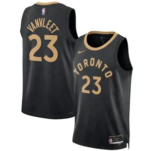 Delizioso Fred VanVleet Toronto Raptors Nike Unisex 2022/23 Swingman Jersey City Edition Black per i Fan Veri