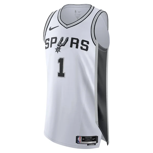 Pratico Trendy Classico Victor Wembanyama San Antonio Spurs Nike Authentic Jersey Association Edition White per i Fan Veri