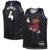 Sofisticato Scottie Barnes Toronto Raptors Nike Youth 2024/25 Swingman Player Jersey City Edition Black per i Fan Veri