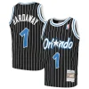 Bellissimo Classico Penny Hardaway Orlando Magic Youth Hardwood Classics Swingman Throwback Jersey Black per i Fan Veri