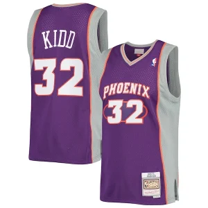 Cool Comodo Sofisticato Jason Kidd Phoenix Suns Big & Tall Hardwood Classics 2000/01 Swingman Jersey Purple per i Fan Veri