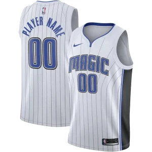 Raffinato Orlando Magic Nike 2020/21 Swingman Custom Jersey Association Edition White per i Fan Veri