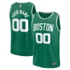 Moderno Sofisticato Boston Celtics Fast Break Custom Jersey Icon Edition Kelly Green/White/Black per i Fan Veri