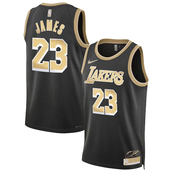 Moderno LeBron James Los Angeles Lakers Nike Unisex Select Series Swingman Jersey聽鈥?Black per i Fan Veri