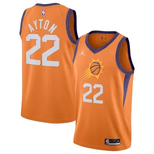 Meraviglioso Carino Deandre Ayton Phoenix Suns Jordan Brand 2020/21 Swingman Jersey Statement Edition Orange per i Fan Veri