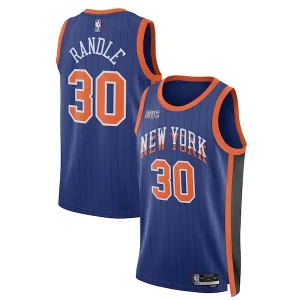 Lussuoso Versatile Julius Randle New York Knicks Nike Unisex 2023/24 Swingman Jersey Blue City Edition per i Fan Veri
