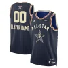 Sofisticato Fantastico Jordan Brand Unisex 2024 NBA All Star Game Swingman Custom Jersey Navy per i Fan Veri
