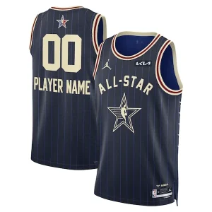 Sofisticato Fantastico Jordan Brand Unisex 2024 NBA All Star Game Swingman Custom Jersey Navy per i Fan Veri