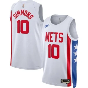 Duraturo Splendido Incantevole Ben Simmons Brooklyn Nets Nike Swingman Jersey Classic Edition White per i Fan Veri