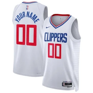 Moderno LA Clippers Nike Unisex Swingman Custom Jersey White Association Edition per i Fan Veri