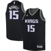Elegante Sofisticato Davion Mitchell Sacramento Kings Jordan Brand Youth Swingman Jersey Statement Edition Black per i Fan Veri
