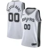 Lussuoso Gorgeous San Antonio Spurs Nike 2020/21 Swingman Custom Jersey Association Edition White per i Fan Veri